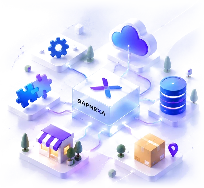SafNexa software services including custom software, mobile platforms, automation, integrations, and system modernization